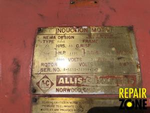 Allis Chalmers 200 HP 1800 RPM 26JS6 FR