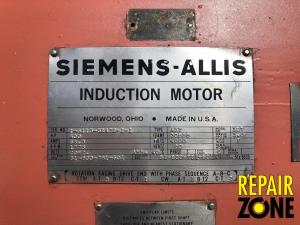 Siemens 400 HP 1800 RPM 30BS6 FR